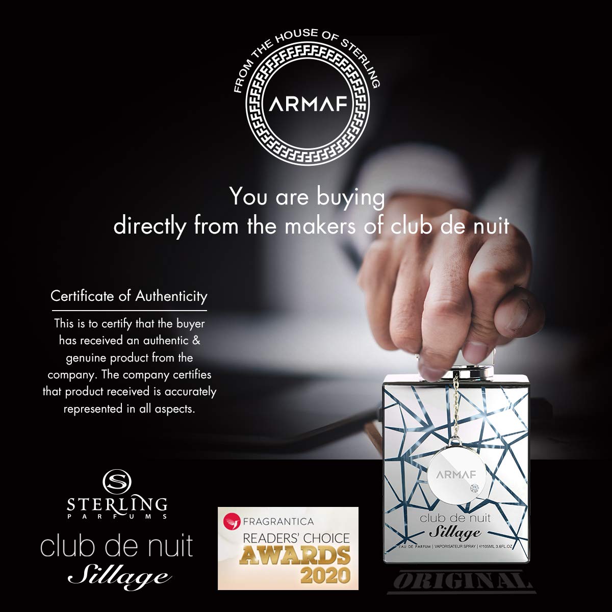Armaf Club De Nuit Sillage Eau De Parfum Spray for Men