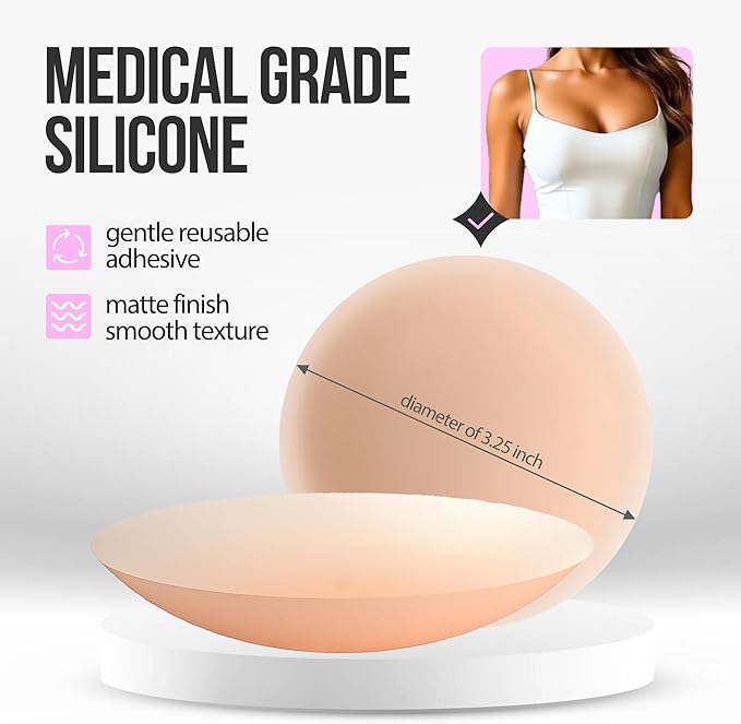 Silicone Nipple Covers for Women – Reusable, Waterproof, with Storage Case