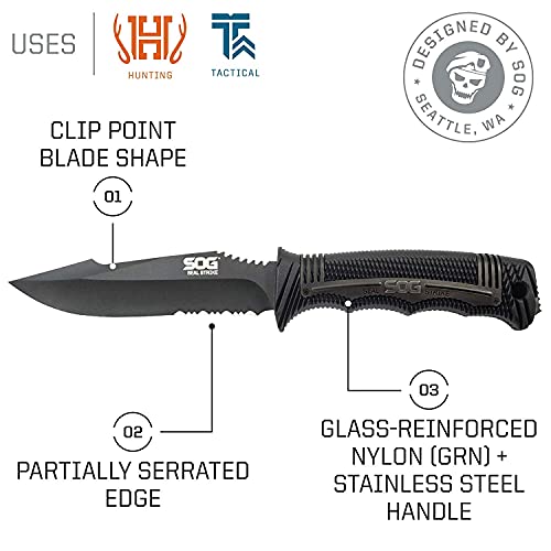 SOG Seal Strike Fixed Blade Knife