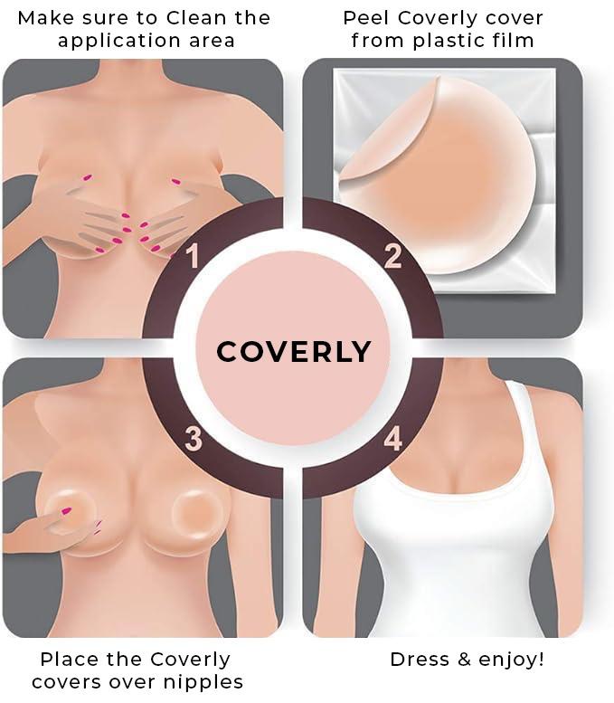 Silicone Nipple Covers for Women – Reusable, Waterproof, with Storage Case